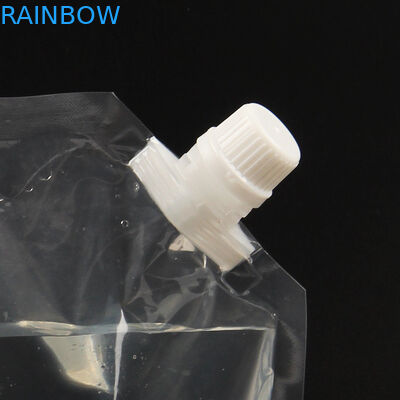 Disesuaikan Hot Selling 50ml / 250ml Kantong Berdiri Cair Energi Transparan Dengan Kantong Minuman Cerat Dengan Kemasan Cerat