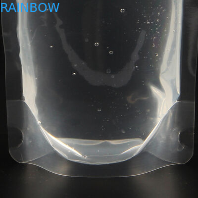 Disesuaikan Hot Selling 50ml / 250ml Kantong Berdiri Cair Energi Transparan Dengan Kantong Minuman Cerat Dengan Kemasan Cerat