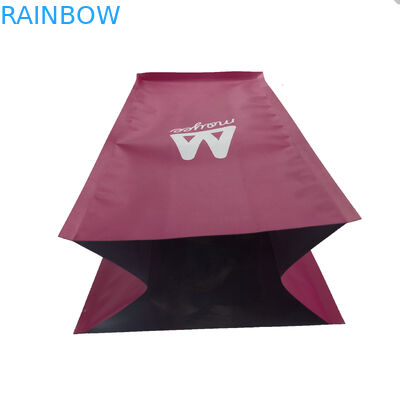 Kustom High Quanlity Pink Tahan Air Digital Printing Kantong Tas Kunci Zip Plastik Berdiri Bawah Rata Untuk Kopi Kacang