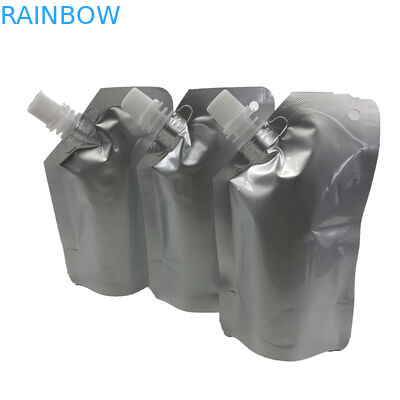 Kantong Cetak Berkualitas Tinggi yang Disesuaikan Berdiri Kantung Cerat Dengan Tas Kemasan Aluminium Foil Dengan Ritsleting Untuk Makanan Bayi