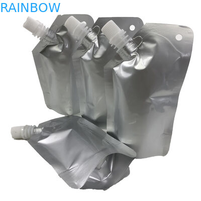 Kantong Cetak Berkualitas Tinggi yang Disesuaikan Berdiri Kantung Cerat Dengan Tas Kemasan Aluminium Foil Dengan Ritsleting Untuk Makanan Bayi