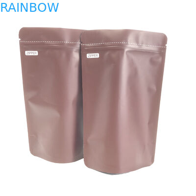 28g VMPET Ziplock Mylar Aluminium Foil Bag Dengan Degassing Valve