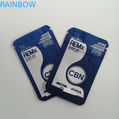 Menurunkan berat badan Kemasan Pil kesehatan Bau Bukti aluminium foil kantong teh kosong untuk Sampel Bubuk Benih