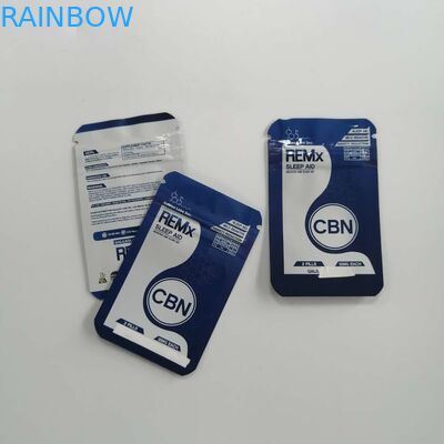 Menurunkan berat badan Kemasan Pil kesehatan Bau Bukti aluminium foil kantong teh kosong untuk Sampel Bubuk Benih