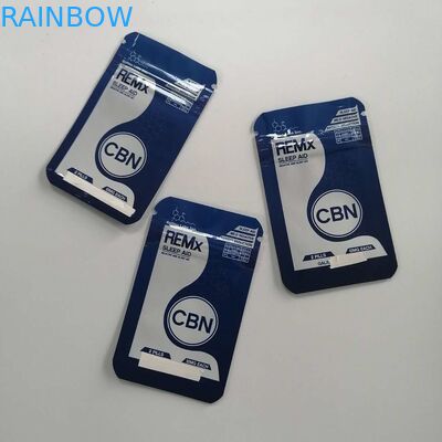 Menurunkan berat badan Kemasan Pil kesehatan Bau Bukti aluminium foil kantong teh kosong untuk Sampel Bubuk Benih