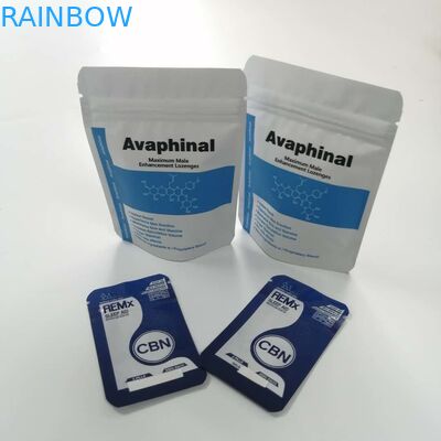 Menurunkan berat badan Kemasan Pil kesehatan Bau Bukti aluminium foil kantong teh kosong untuk Sampel Bubuk Benih