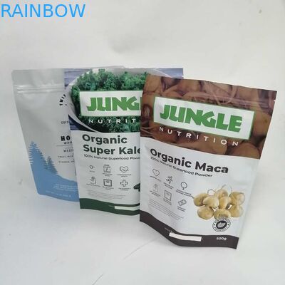 Sealer plastik khusus food grade berdiri kemasan bumbu kustom makanan kering