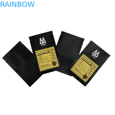 Tiga Sisi Sealing Bag Tas Kemasan Makanan Kantong Datar Untuk Pencetakan Kantong Plastik Permen Biji Kopi