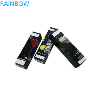 Spot Uv Colorful Logo Kustom Parfum / Kotak Kertas Minyak Esensial Kemasan Kosmetik