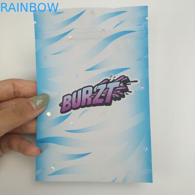 Tas cookies 3.5g 7g bukti anak yang disesuaikan untuk kantong bukti bau hutan Runtz dengan ritsleting