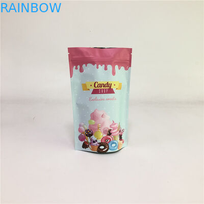 Food Grade Stand Up Ziplock Pouch Plastic Mylar Candy Tas Kemasan Gurun Makanan