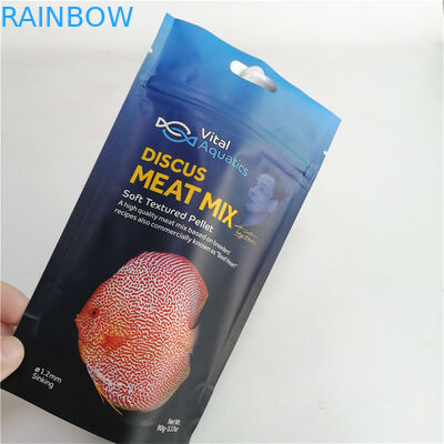 Stand Up Customized LOGO Food Packaging Pouch Kemasan Daging Plastik