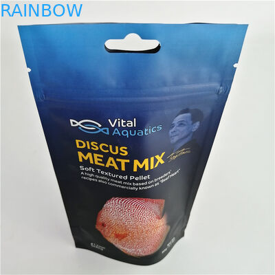 Stand Up Customized LOGO Food Packaging Pouch Kemasan Daging Plastik