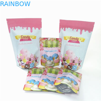 Kemasan Teh Laminated Foil CMYK Mylar Zipper Bags