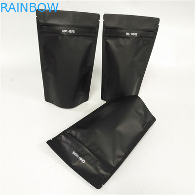 Bubuk Biji Bunga VMPET 6oz 8oz Aluminium Foil Ziplock Bag