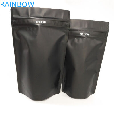 Bubuk Biji Bunga VMPET 6oz 8oz Aluminium Foil Ziplock Bag