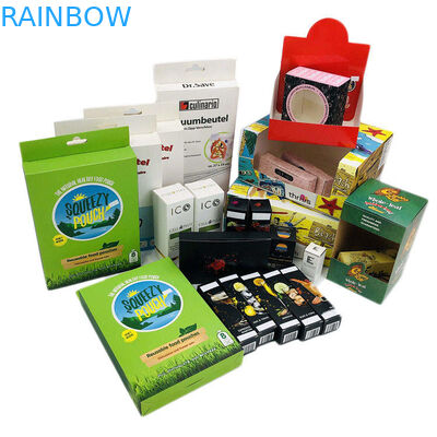 250gsm Karton Rami CBD Kotak Kertas Kemasan Dengan Logo