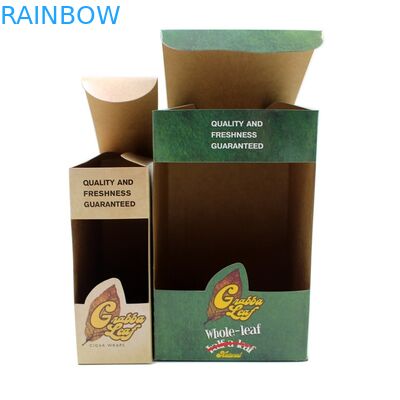 Gravure Printing CMYK Kraft Paper Boxes Untuk Kemasan Daun Tembakau