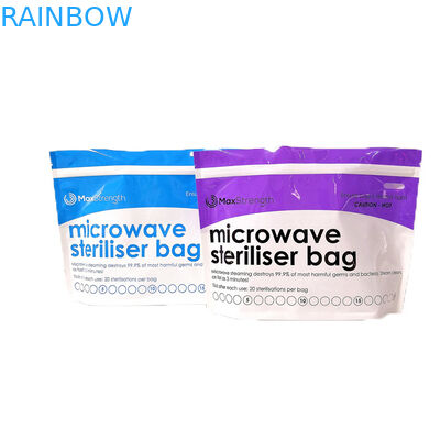 BPA Gratis Standar Tinggi Steril Stand Up Tas Kantong Penyimpanan Makanan Bayi Plastik Tas Sterilizer Puting ASI