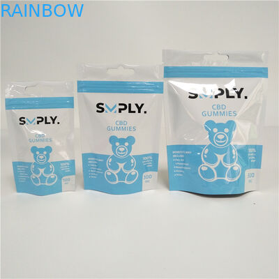 Disesuaikan 3.5g Cookie Nut Weed Stand Up Zipper Pouch Plastic Candy Bag 7g 18g 24g