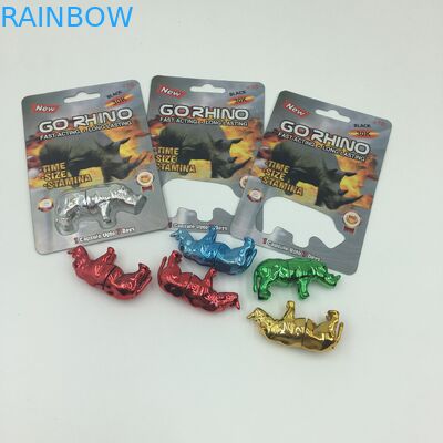 Rhino Herbal Capsule 350g Gravure Printing 3D Blister Cards