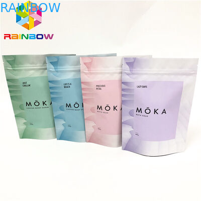 Matt Finishing Gravnre Printing 5x7 '' Tas Kemasan ziplock