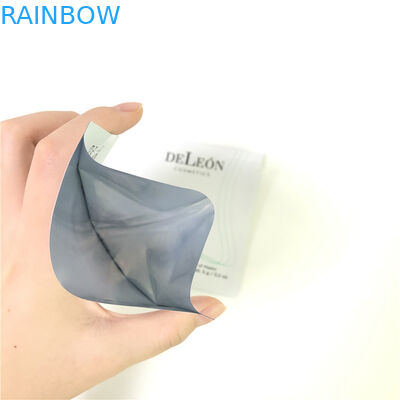 Tas Masker Putih Datar, Sampel Kosmetik Kustom, Tas Kemasan Krim Sampel Sachet Kecil