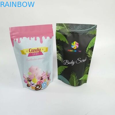 Body Scrub Foil Lined Gravure Printing Tas Kertas Disesuaikan 200mic