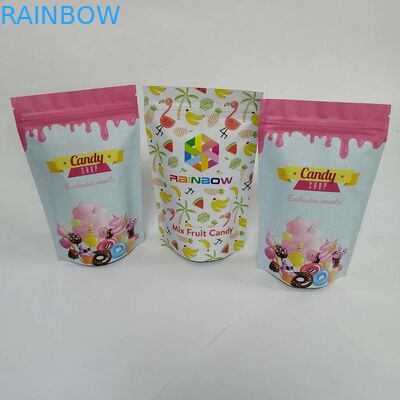 Pencetakan Gravure Glossy Tinggi CMYK Snack Zipper Pouches
