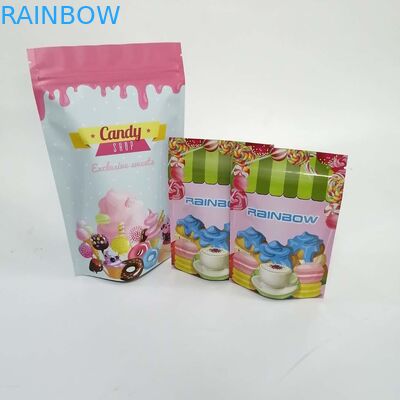 Pencetakan Gravure Glossy Tinggi CMYK Snack Zipper Pouches