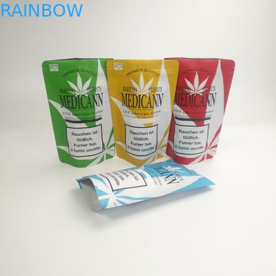 Kemasan makanan kantong plastik khusus bukti bau CBD weed Cannabies bags zip lock packaging
