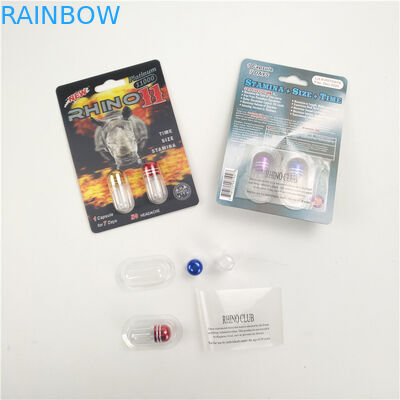 Finishing mengkilap Enhancement Rhino 7 9x12cm 3D packing card