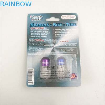 Finishing mengkilap Enhancement Rhino 7 9x12cm 3D packing card