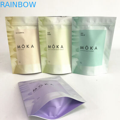 8oz Custom Printed Stand up Tas Aluminium Foil Tas Kemasan Garam Mandi