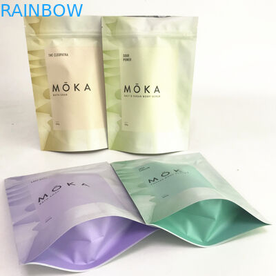 8oz Custom Printed Stand up Tas Aluminium Foil Tas Kemasan Garam Mandi