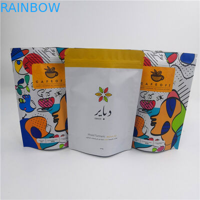 Zip Lock Aluminium Foil Bag Grosir Pencetakan Disesuaikan Kemasan Dimakan Tas Kemasan Kacang Ditutup Kembali