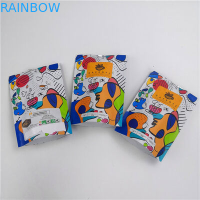 Tas Kemasan Makanan Ringan / tas kemasan kacang / plastik kopi coklat susu bubuk ritsleting berdiri kantong