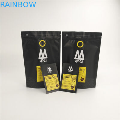 250g 500g Biji Kopi MOPP VMPET Stand Up Pouch dengan Valve