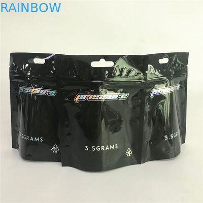 Tas Mylar Aluminium Foil Matte untuk Anak Anak Bukti Cannabiss