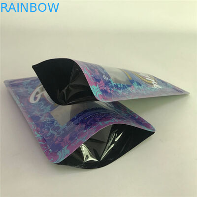 Clear Front Mylar Bags Gravure Printing Kemasan Kantong Plastik