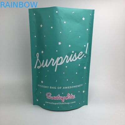 VMPET Aluminium Foil 120 Microns Stand Up Pouches yang dapat ditutup kembali