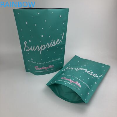 VMPET Aluminium Foil 120 Microns Stand Up Pouches yang dapat ditutup kembali