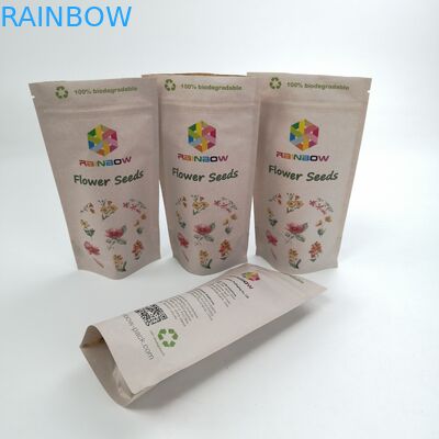 Biodegradable 150µ Tebal Tas Kemasan Makanan Kertas PLA