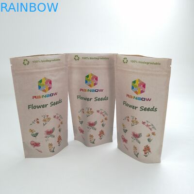 Biodegradable 150µ Tebal Tas Kemasan Makanan Kertas PLA