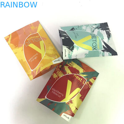 Tas MOPP VMPET Mylar Stand Up Permukaan Mengkilap yang Dapat Ditutup Kembali