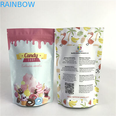 Stand Up Candy Gravure Printing MOPP Snack Packaging Bags