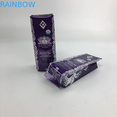 Film Glossy 250g 1kg 16oz VMPET Tas Kemasan Gusset Samping