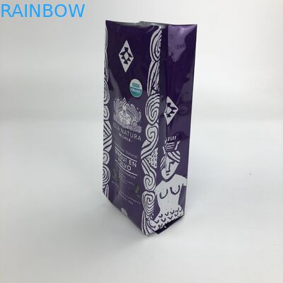 Film Glossy 250g 1kg 16oz VMPET Tas Kemasan Gusset Samping