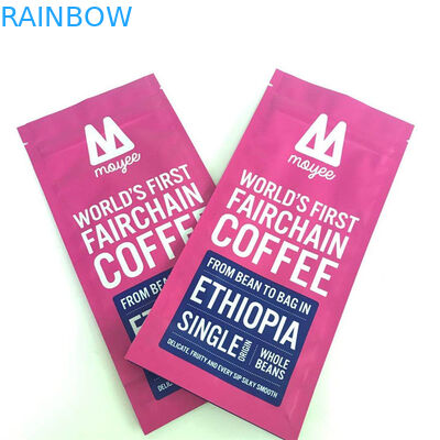 Gravure Printing 150 Micron Mylar Packaging Bags Untuk Biji Kopi