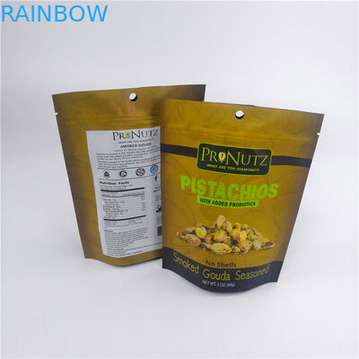 Buah Kering Pistachio 150 Micron OPP Plastic Pouches Packaging
